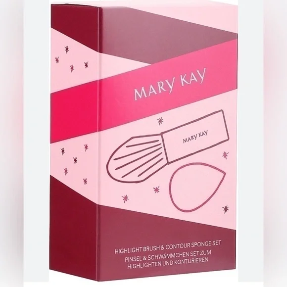 Mary kay Highlighter Brush & Blending Sponge new in box